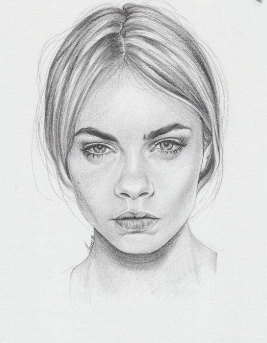 Нарисую портрет простым карандашом по фото