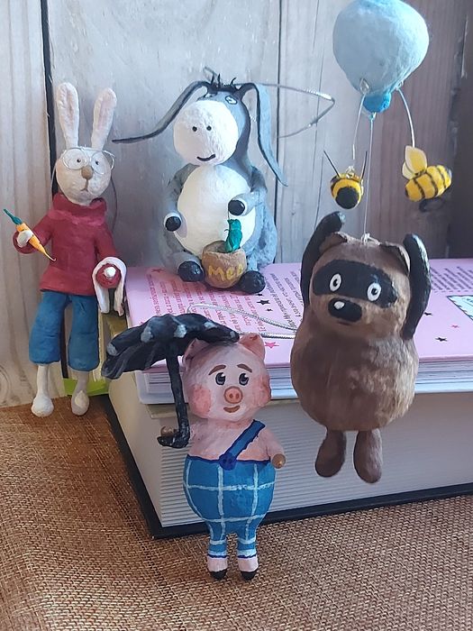 Ёлочная игрушка из ваты