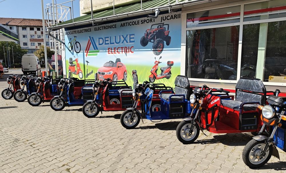 Tricicleta DELUXE PIKAP cu Bena, NOU 2026 Dealer AUTORIZAT Fara Permis !
