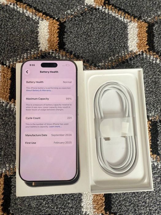 Iphone 16 Pro 99 yomkost holati yangi