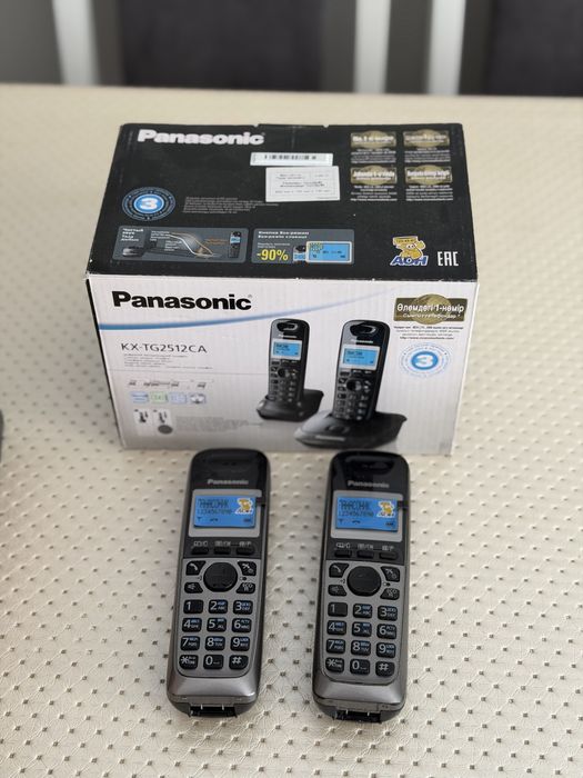 panasonic kx-tg2512ca Полный комплект