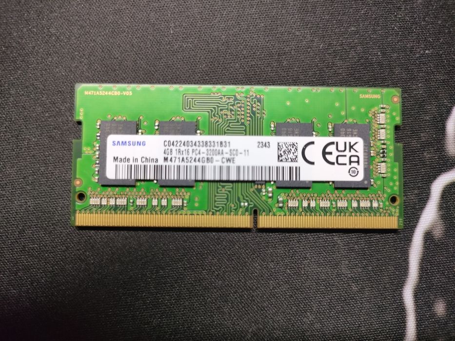 Оперативная память для ноутбука Samsung DDR4 4GB 3200MHz Оригинал