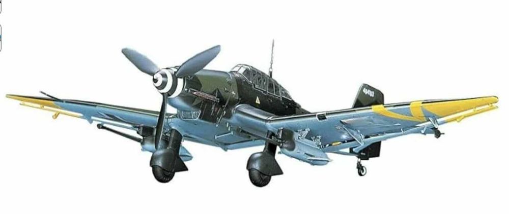 Сборная модель самолета Юнкерс Ju 87 G2 (Hasegawa, 1/48)