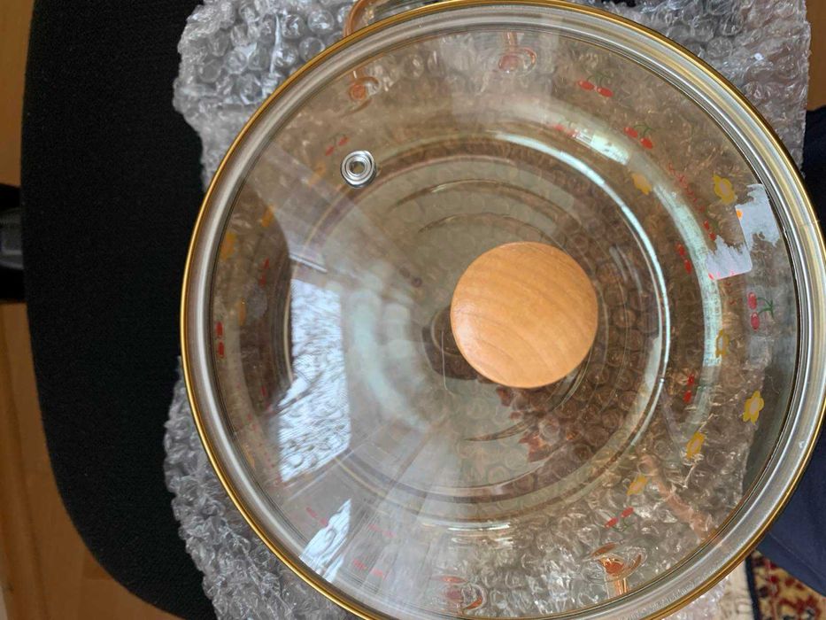 Боросиликатна стъклена тенджера 3,5 л