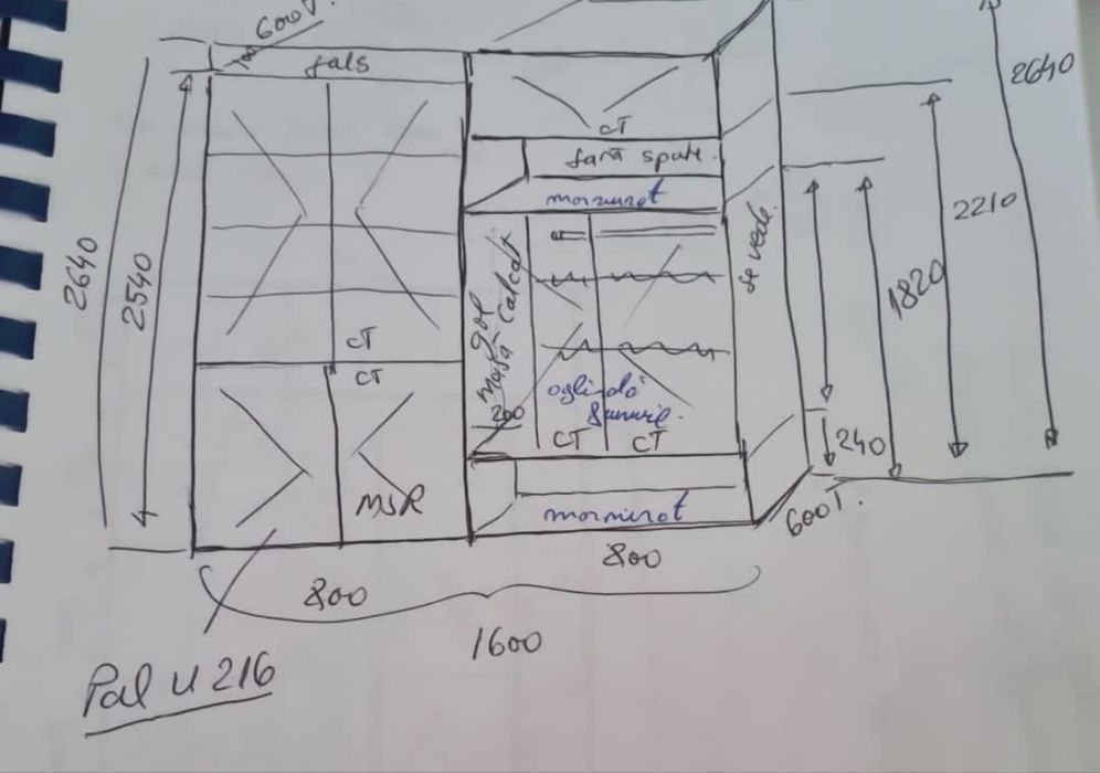 Dulap cu oglinda negociabil