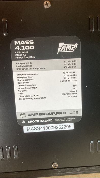 Усилитель AMP 4.100