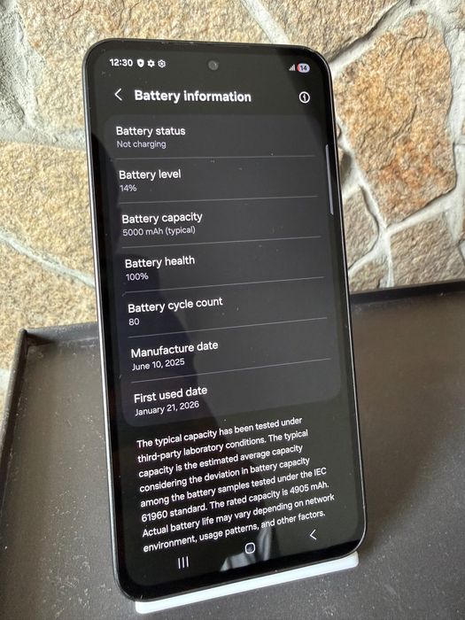 Samsung a36 256GB на 80 цикъла / 100% батерия