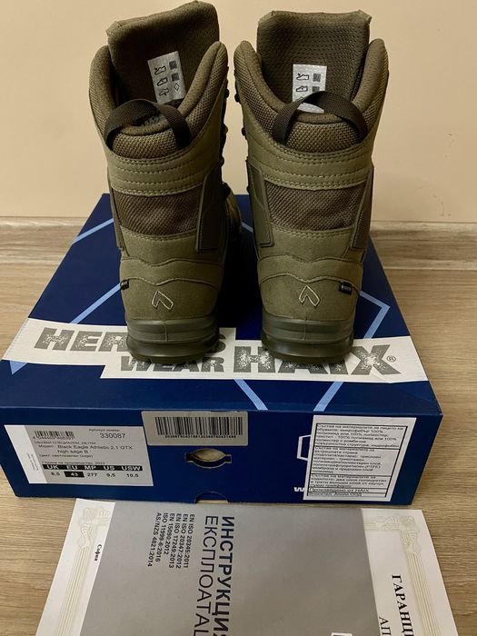 Военни тактически кубинки HAIX  Black Eagle Athletic 2.1 GTX ЗЕЛЕНИ