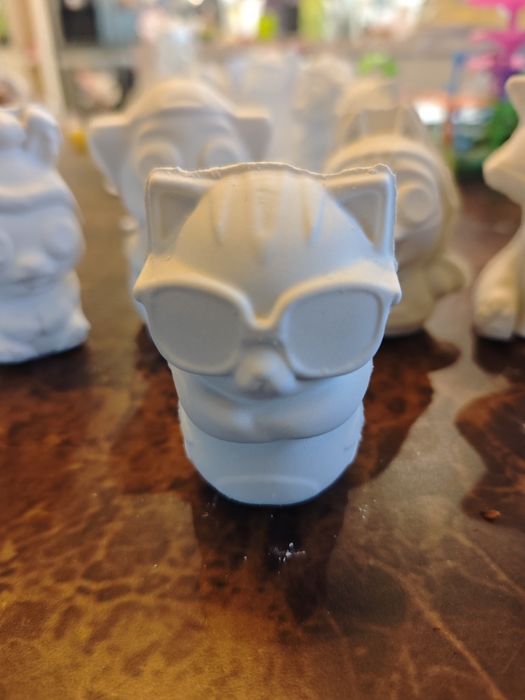 3D гипсови фигурки за оцветяване