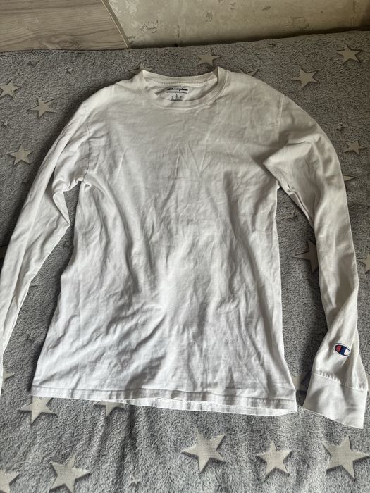 лонгслив белый чемпион