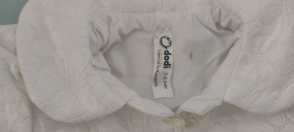 Set rochiță și paltonas bebe botez