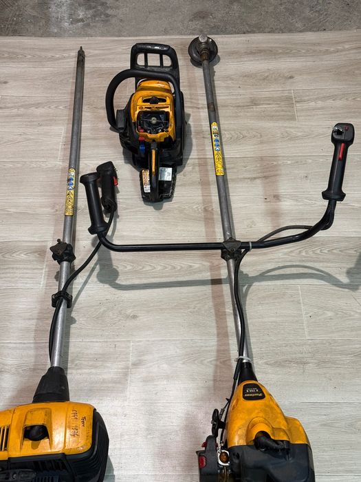 Pachet motocoase și drujbă pentru reparat sau piese