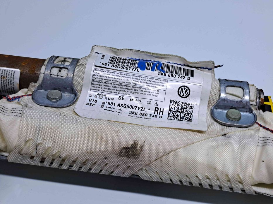 Airbag cortina dreapta Volkswagen Golf 6 (5K1) GTD [Fabr 2009-2013] 5