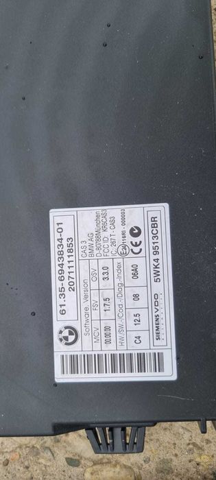 Kit pornire calculator ecu BMW seria 3 E90 E91 automata 7803373 M47