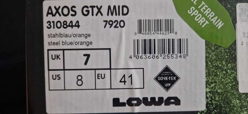 Ghete LOWA GTX masura 41 mammut salomon hiking trekking gore