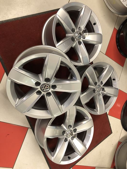 Джанти 16 цола 5х112  VW Passat Golf T Roc Caddy Audi A3 Оригинални Нови