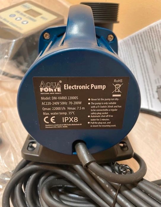 Pompa iaz / iazuri AquaForte DM-Vario 22.000S cu controller - NOUĂ
