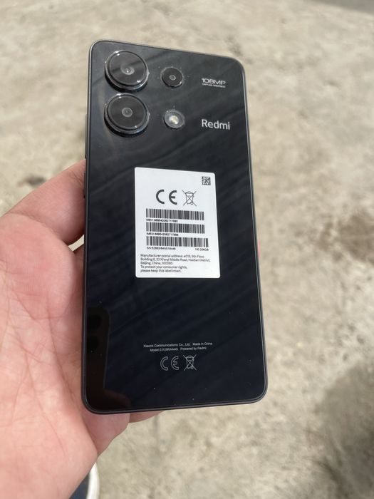 Redmi note 13. Черный 64gb памяти.