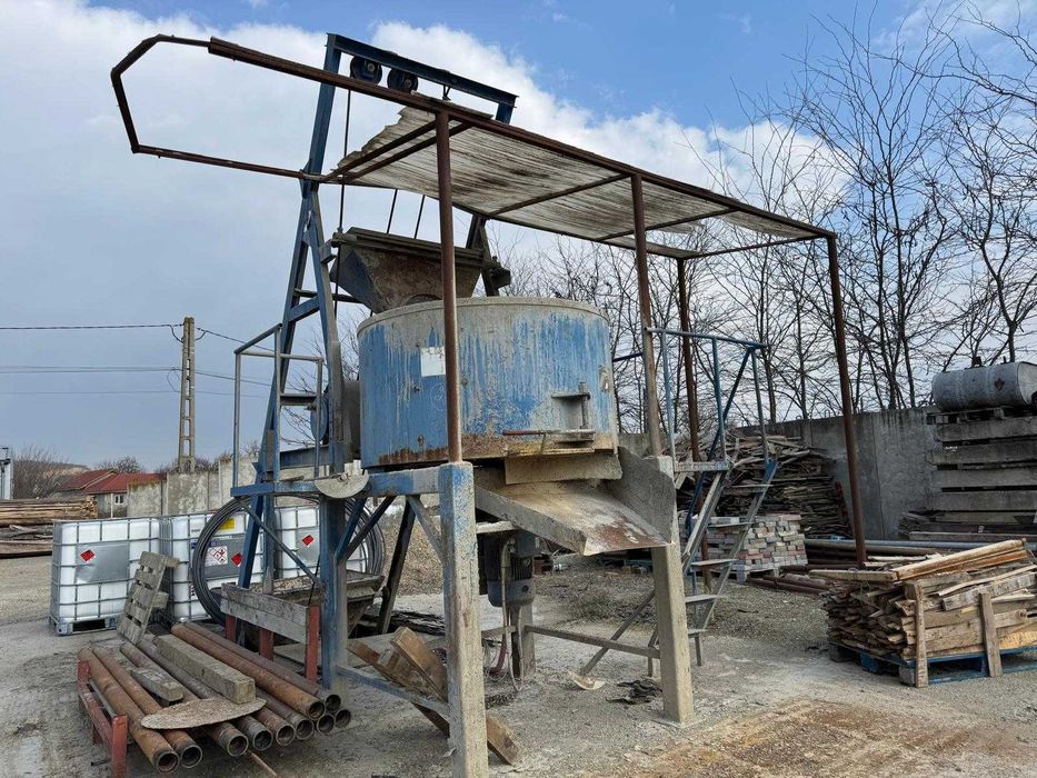 mini statie de preparat betoane umede si semiumede