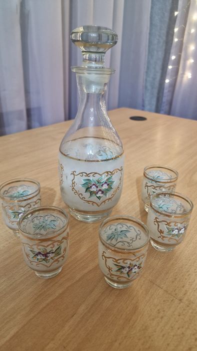 Новый подарочный набор графин и стопки