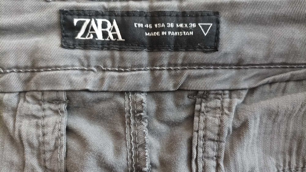 Мъжки памучни панталони ZARA и H&M
