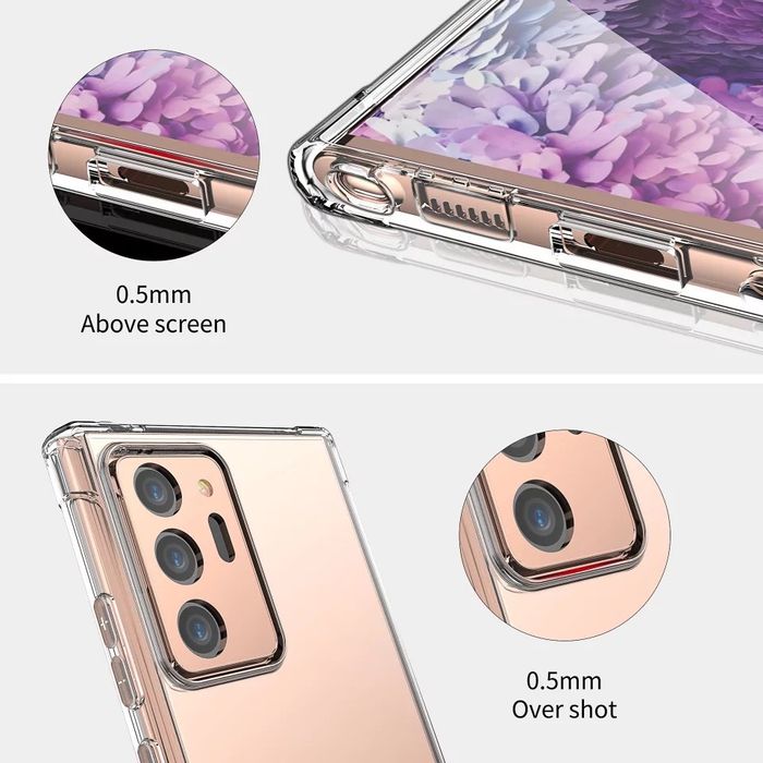 Samsung Note 20 Ultra - Husa Silicon Anti Soc Transparenta