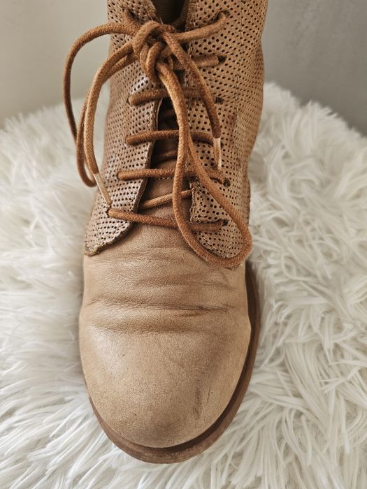 Дамски кожени боти №37