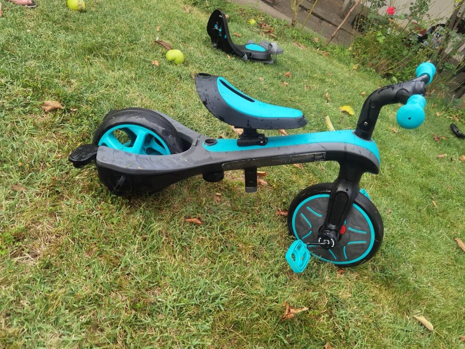 Детска триколка 4 в 1 Globber -Trike Explorer, синьо-зелена