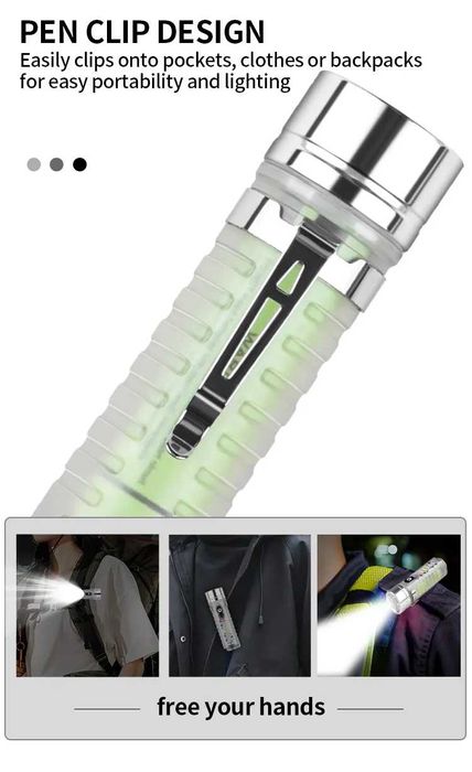 Фенер 1300Lm многоцветен XPG+12LED