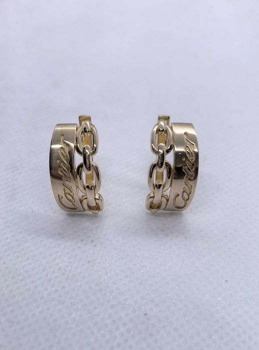 Серьги жёлтое золото
