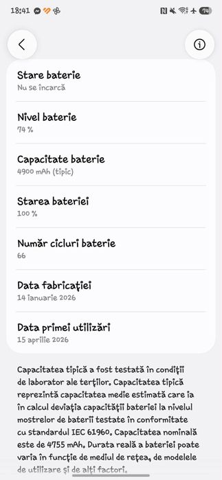 Samsung Galaxy S25 FE-Baterie100%