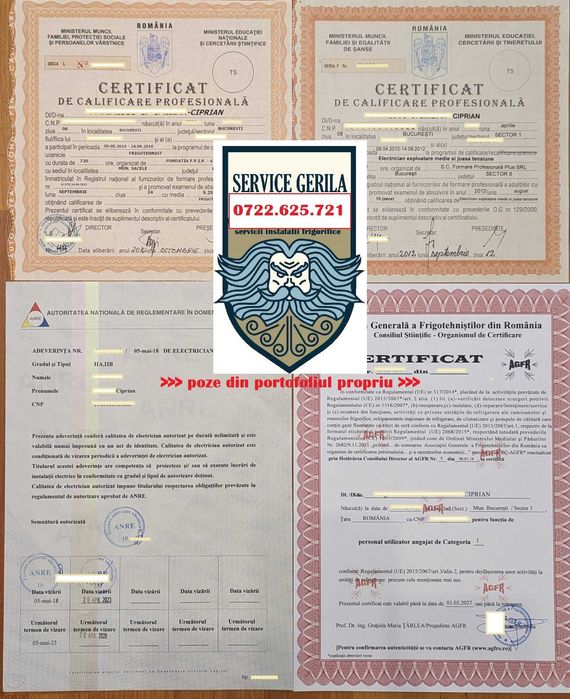 REPARATII FRIGIDERE congelator masa rece camera frigorifica vitrina