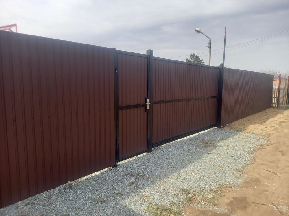 Заборы ворота под ключ