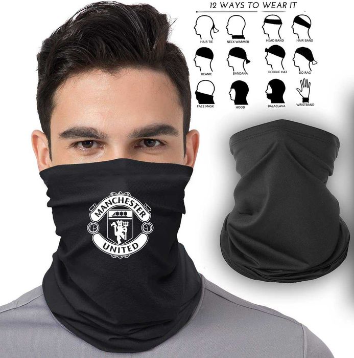 Man United, Liverpool, Real Madrid, PSG маска за лице, бандана, кърпа.