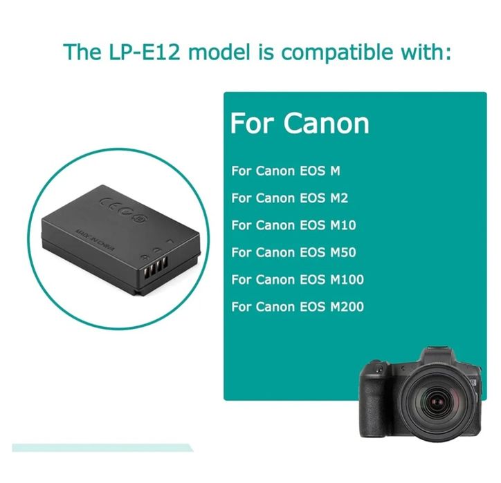 Raeisusp USB Driving Line DC 8.4V ACK-E12 + DR-E12 LP-E12 Virtual