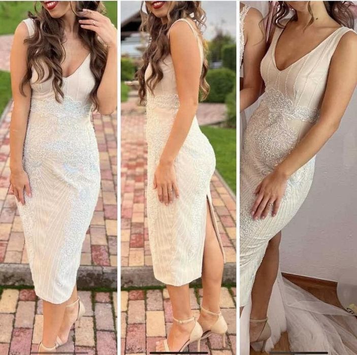 Rochie midi nude