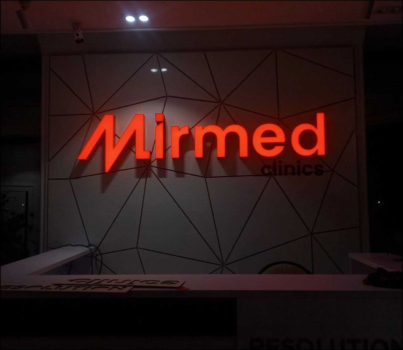 Наружная реклама Объёмные буквы Баннер печать Оракал печать