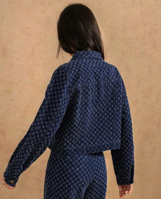 Дамско дънково яке