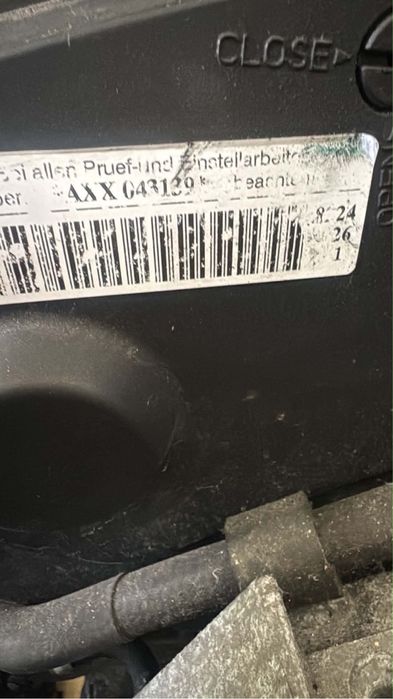 Motor Audi A3 TFSI 2L benzina