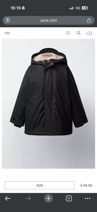 Geaca Zara marimea 110