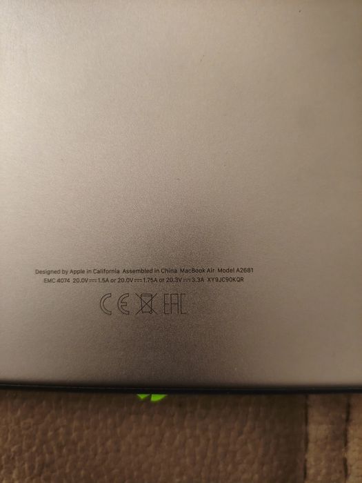 MacBook Air M2 icloud