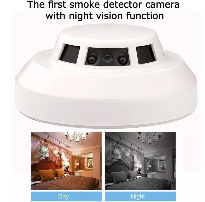 4К WiFi камера в димен детектор, скрита камера, охрана, нощно виждане