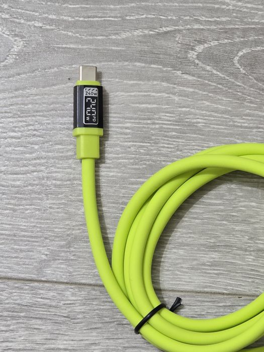Cablul încărcare rapidă USB-C la USB-C 240W Super Fast Charging, 1.5m