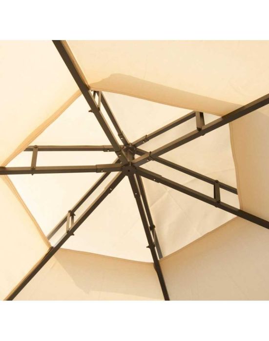 Градински павилион с двоен покрив