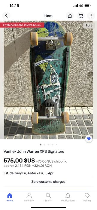 Skateboard Variflex John Warren XPS Signature.Schimb cu XBOX X sau PS5