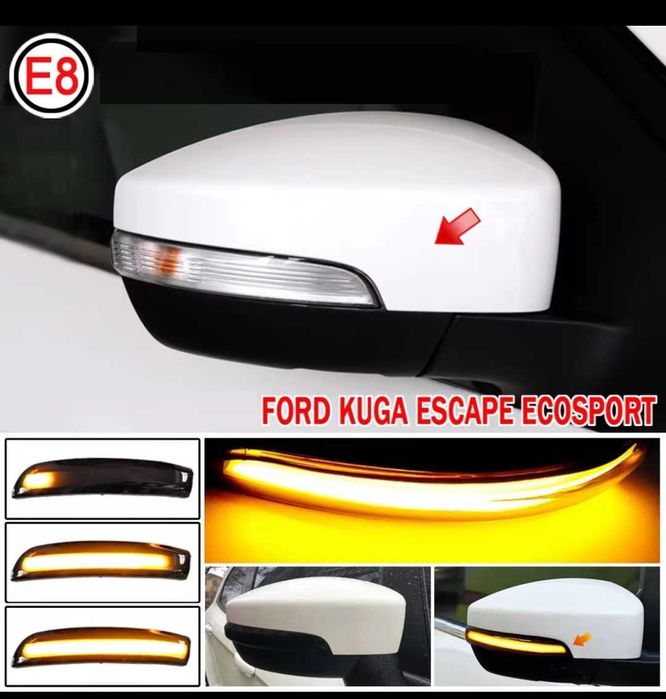 Динамични - Бягащи лед мигачи за огледала - LED FORD Kuga