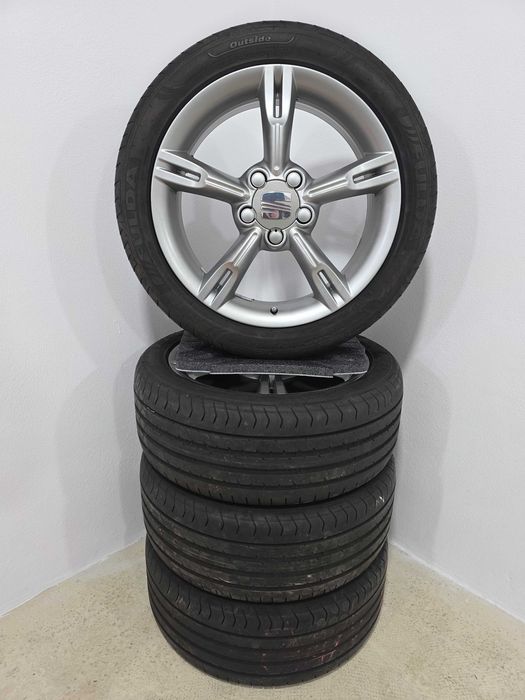Jante 17 originale si 225 45 17 iarna  Seat Leon FR, Altea FR, VW Golf 5,6,7 Skoda Octavia Superb Audi A3 5x112 57.1