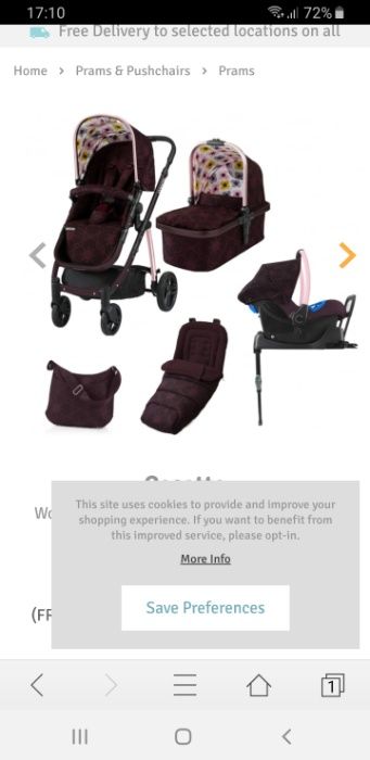 Cosatto wow posy 2 in 1