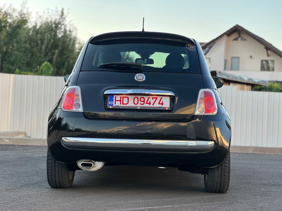 Fiat 500*km:152.125*clima*2 randuri de roti*1.3 benzina*69 cp!