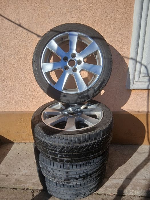 Jante aliaj R17 cu cauciucuri vară/iarnă – stare foarte bună